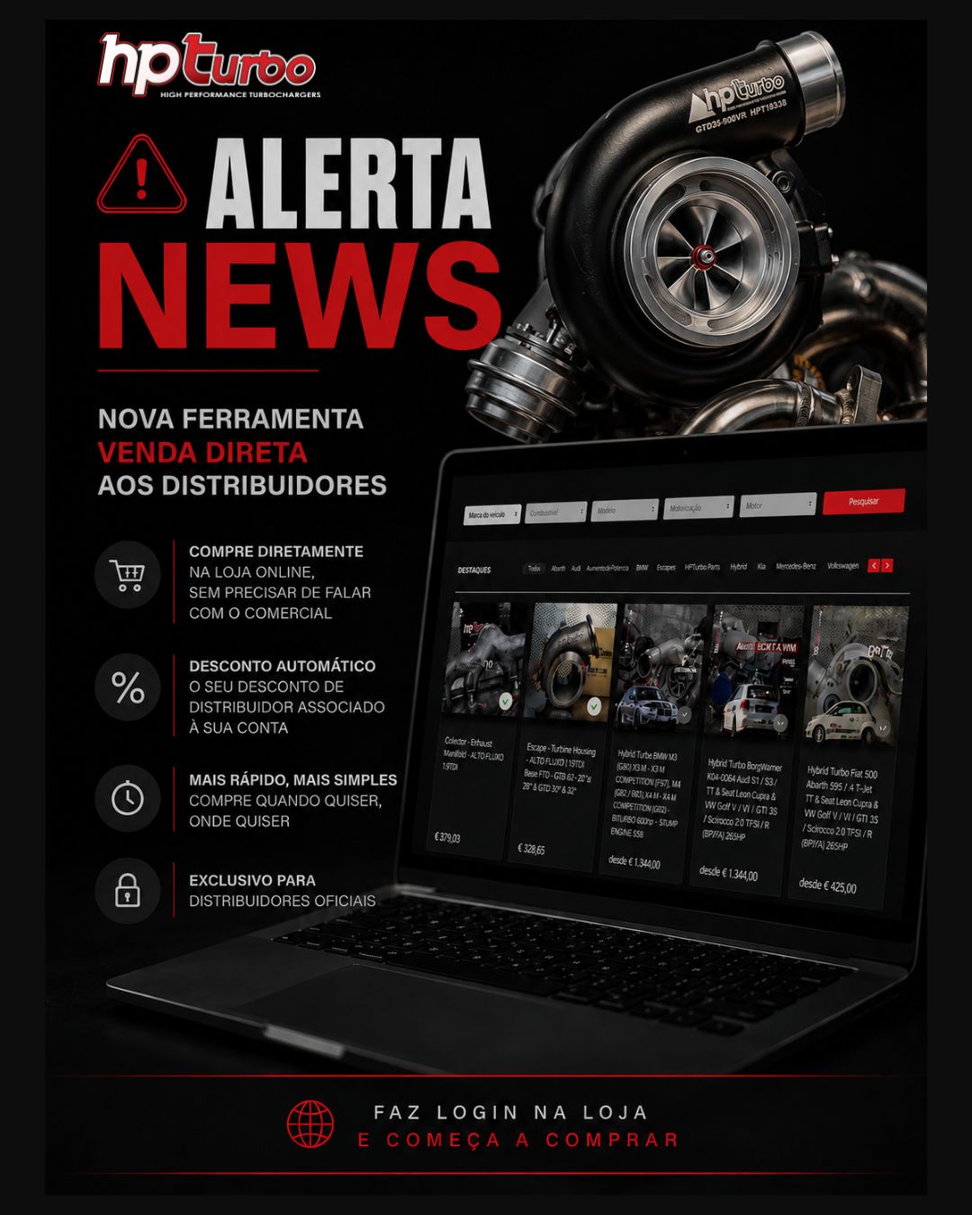 Distribuidores Oficiais HPTURBO