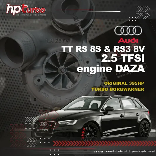 Hybrid Turbo Borgwarner B03G Audi TT RS 2.5 TFSI (8S) & RS3 8V OEM 395HP MOTOR DAZA / DNWA