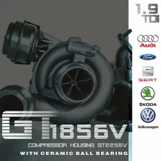 Upgrade GT1856V + Compressor Housing 1.9 TDI