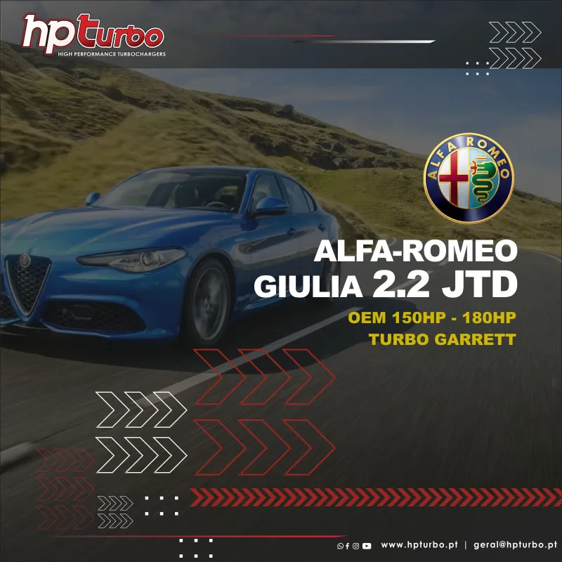 Hybrid Turbo Alfa-Romeo Giulia 2.2JTD ORIGINAL GTD1752VKR 150HP - 180HP