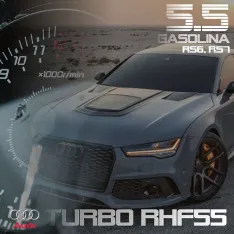 Hybrid Turbo IHI RHF55 Audi RS6 BITURBO 5.0 TFSI 580HP
