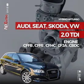 Hybrid Turbo Borgwarner BV40 Audi / Seat / Skoda / Volkswagen 2.0 TDI 110HP - 140HP - 170HP
