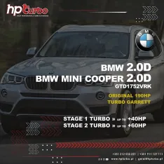 Hybrid Turbo BMW & MINI COOPER 2.0 D 190HP original GTD1752VRK - Ref 819976 - 819977