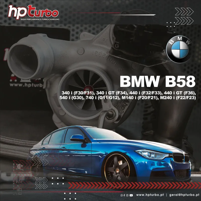 Hybrid Turbo BMW 340i B58B30 OEM 326HP