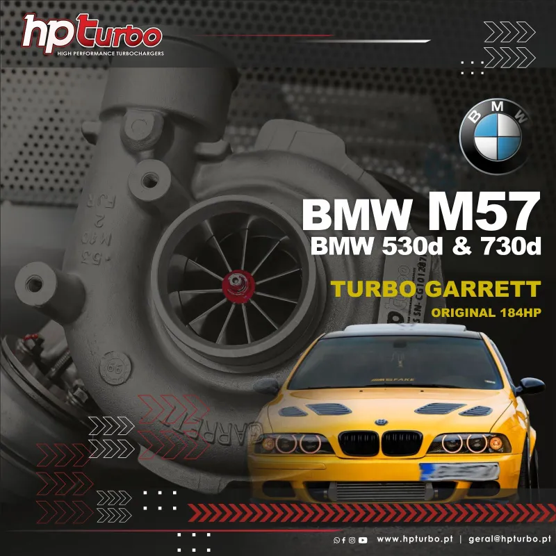 Hybrid Turbo BMW 530d E39 / 730d E38 M57D30 184HP | Turbo 454191
