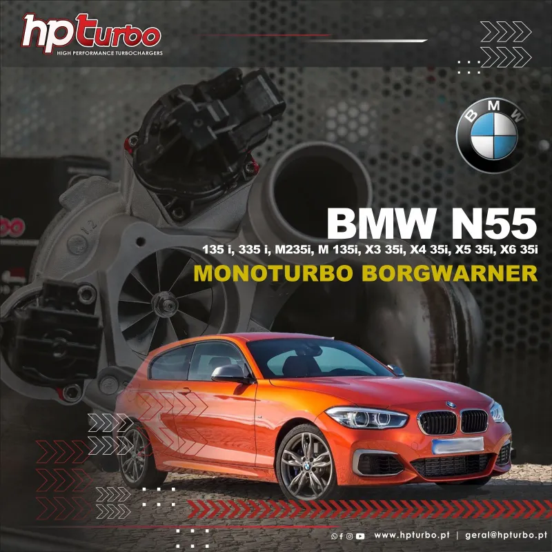Hybrid Turbo BMW 135 i, 335 i, M235i, M 135i, X3 35i, X4 35i, X5 35i, X6 35i MONOTURBO 306HP ENGINE N55
