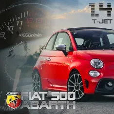 Hybrid Turbo Fiat 500 Abarth 1.4 T-Jet ORIGINAL 135HP TURBO VL38