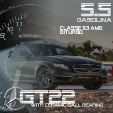 Hybrid Turbo Mercedes CLASSE 63 AMG 5.5L BITURBO 525HP a 585HP