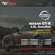 Hybrid Turbo Nissan GT-R Mk3 V6 3.8L TWINTURBO ORIGINAL 550 HP