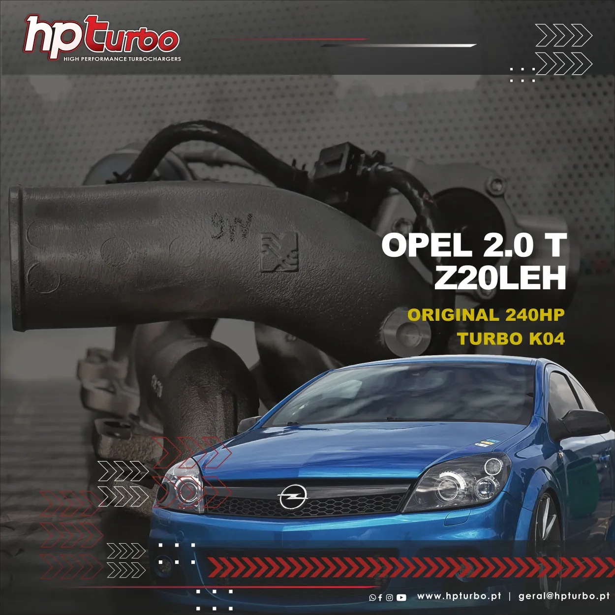 Hybrid Turbo OPEL ASTRA Z20LEH 2.0 T ORIGINAL 240HP
